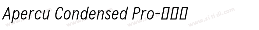 Apercu Condensed Pro字体转换